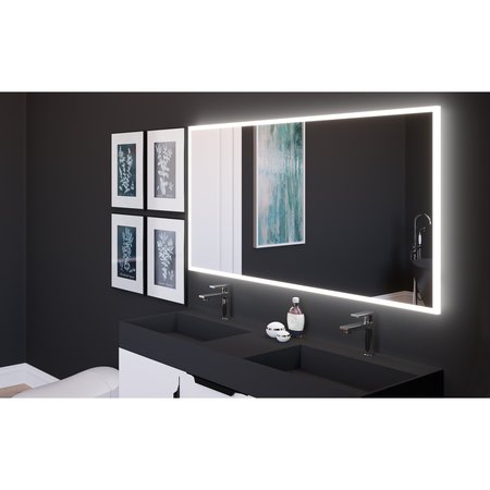 Castello Usa Lisa 30" x 60" Wall-Mounted LED Mirror CB-M430-60-30